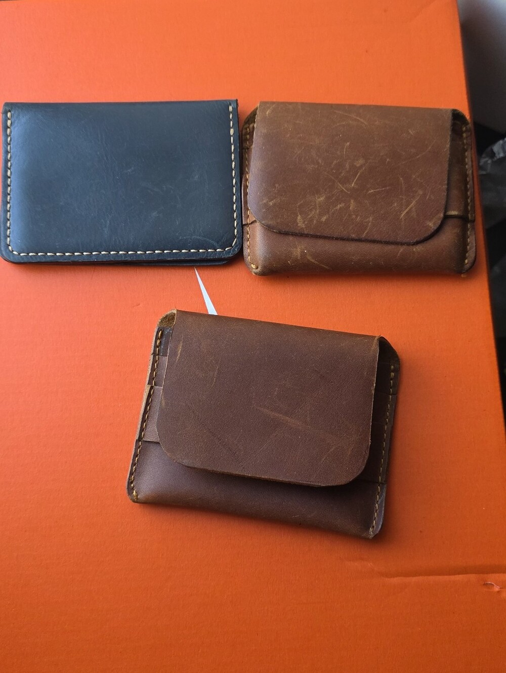 Full Grain Real Leather Card Wallets